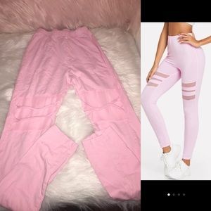 Pink leggings